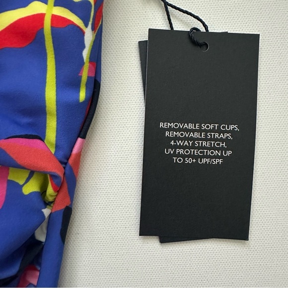 Tommy Hilfiger Vibrant Off-Shoulder Ruffle Tankini Size M - Picture 4 of 13